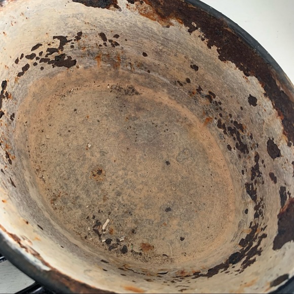 ✨Antique✨Lattice Cast Iron Enamel Splatter Design✨Hearth Fireplace Steamer - Picture 5 of 10